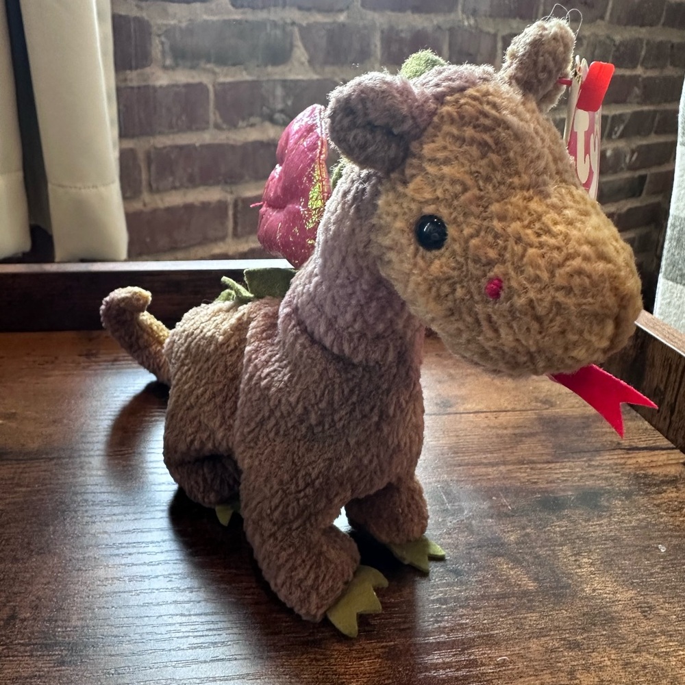 RARE Mint 1998 Ty Beanie Baby SCORCH Dragon Retired